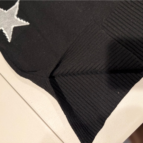 Sweet Romeo Black Ribbed Sweater - Picture 2 of 6